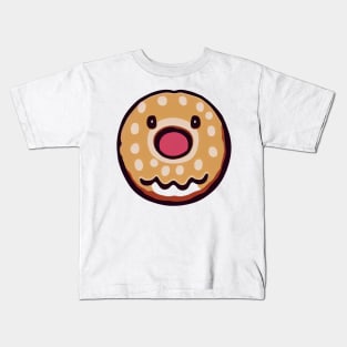 Surprised Donut #1 by dozydonut Kids T-Shirt